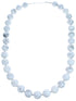 Sterling Silver Howlite Bead Necklace KX121119